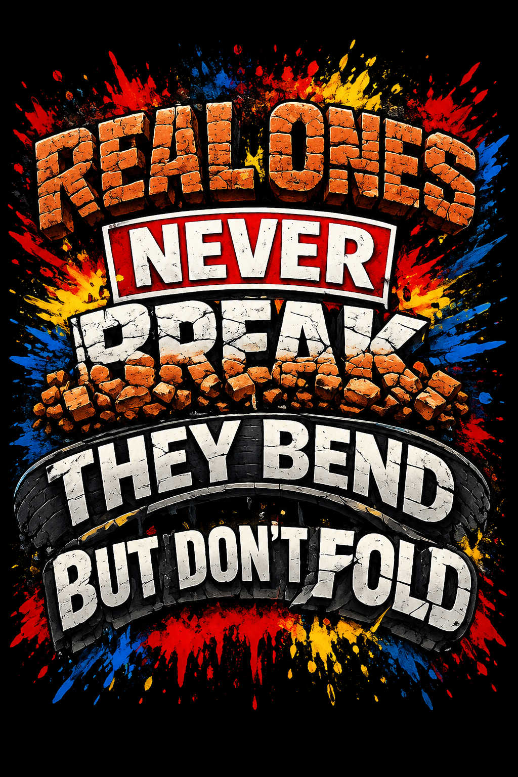 Real Ones Never Break Graphic Tee
